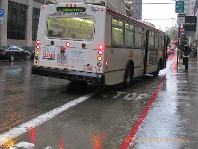 San Francisco in the rain