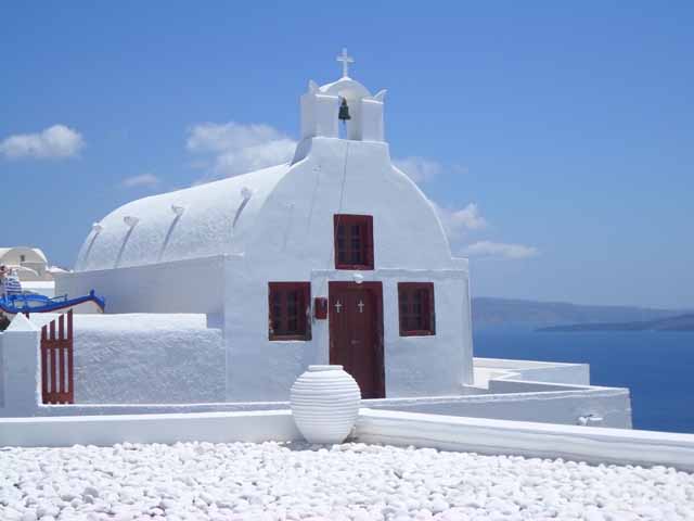 "Churches in Santorini - a sight to behold"