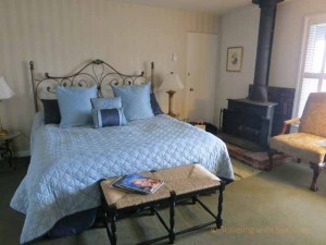 "Bedroom at Hofsas House, Carmel-by-the-Sea, California"