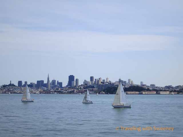 Sailboats on San Francisco Bay