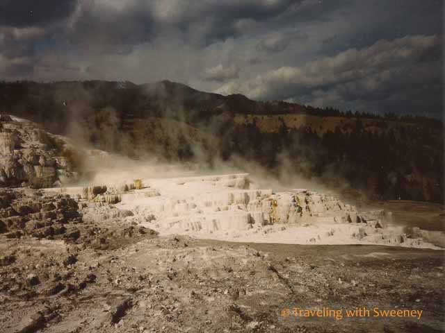 Mammoth Hot Springs at Yellowstone National Park