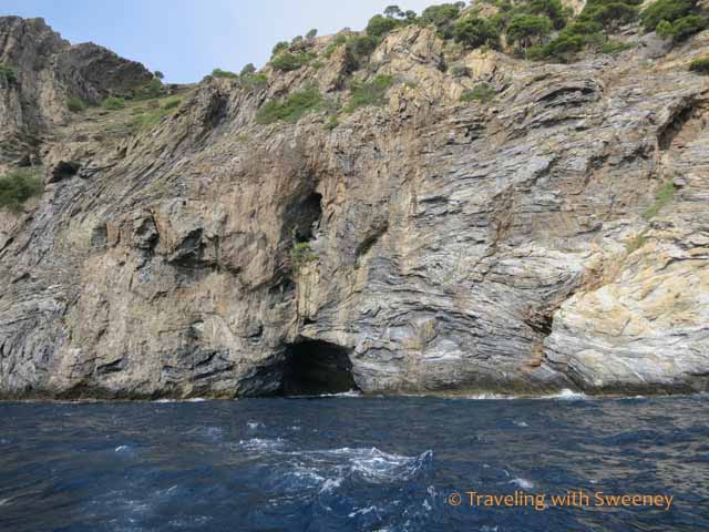 cave in cliff on Cap de Creus
