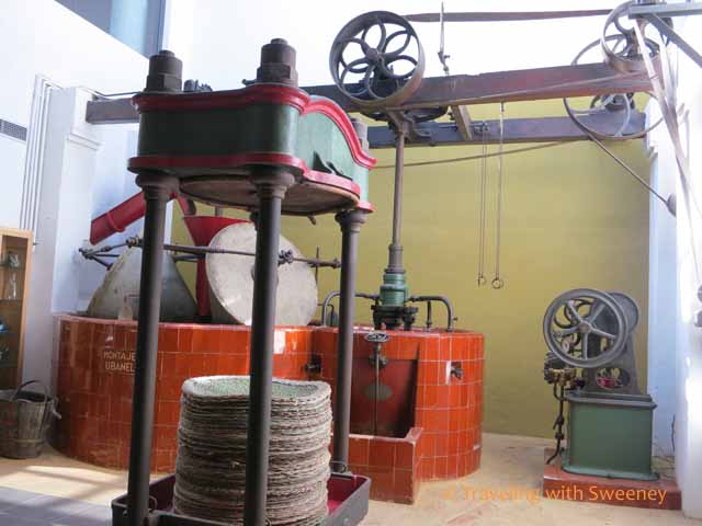 old olive oil press