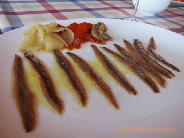 Anchovies and Peppers
