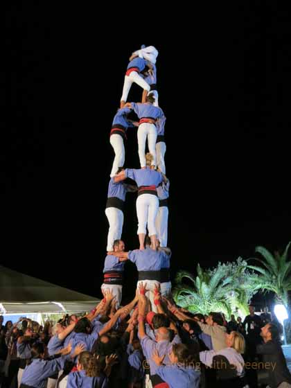 "Human Castle in Catalonia at TBEX Conference"
