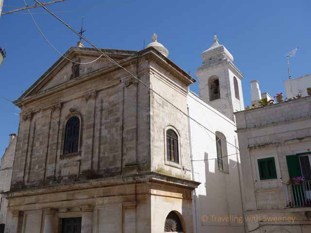 "The Church of St. Rocco in Locorotondo, Italy"