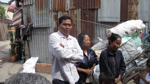 "Translator Nick at Stung Meanchey dump in Phnom Penn, Cambodia"