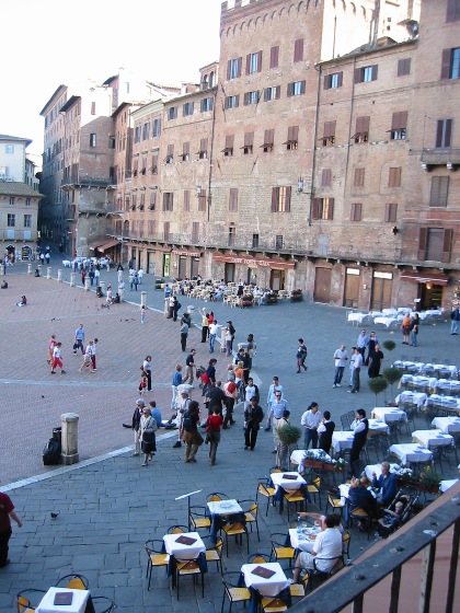 "The entire urban center of Siena, Italy is extremely well-preserved"