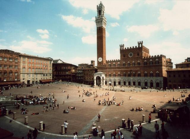 "Piazza del Campo in Siena, Italy"