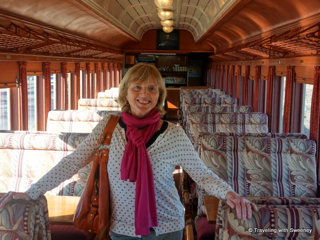 "Lounge car on Napa Valley Wine Train"