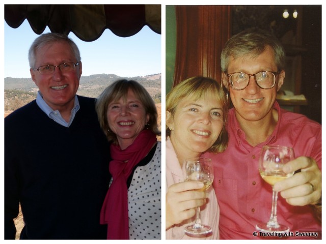 "Traveling with Sweeney on the Napa Valley Wine Train in 2014 and 1992"