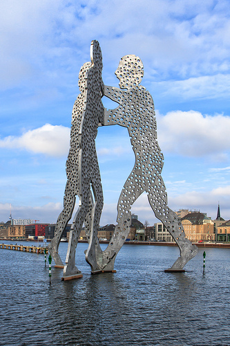 "Molecule Man sculpture, Berlin"