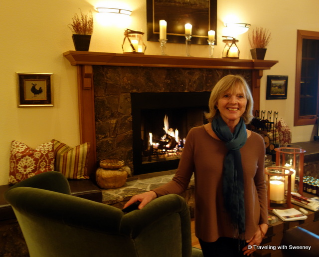 Warm and welcoming decor at DeLoach Winery