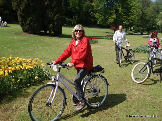 Biking with Stefano Cabrini of Mantovabikexperience at Parco Giardino Sigurtà 