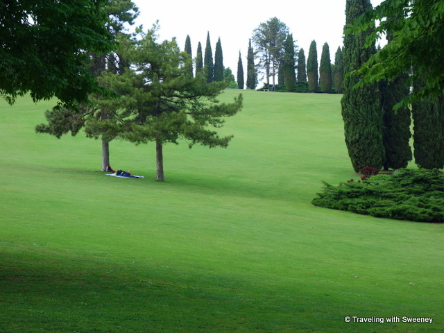 Peaceful hillside, a perfect place to relax at Parco Giardino Segurta