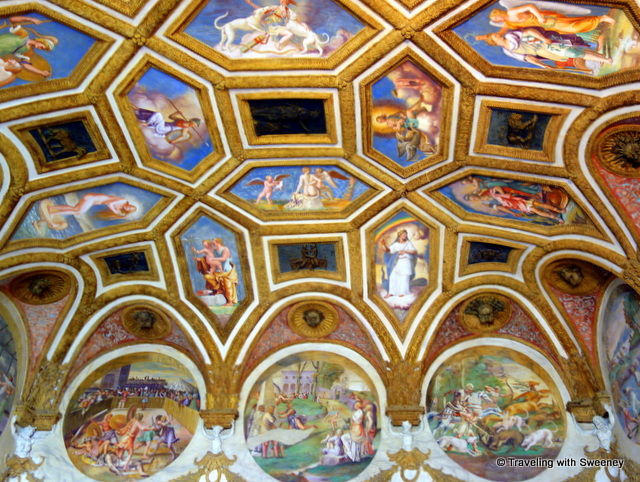 Chamber of the Winds at Palazzo Te in Mantua, Italy